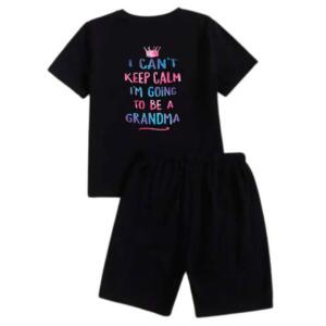 I Can't Keep Calm I'm Going To Be A Grandma Short Tracksuit