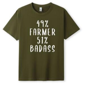 49 % Farmer 51 % Badass T-Shirt - Image 5