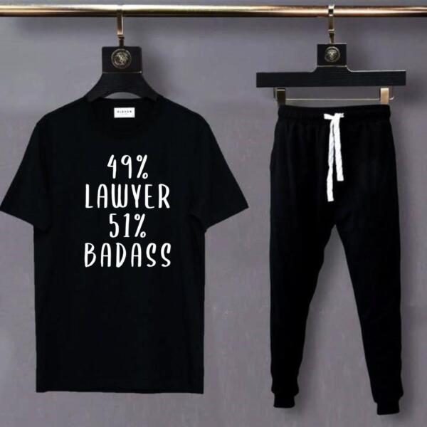 49 % Lawyer 51 % Badass Tracksuit 49 % Lawyer 51 % Badass Tracksuit