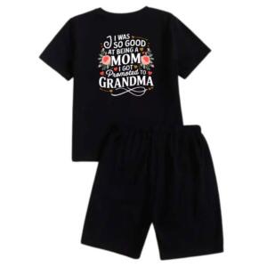 I Was Good At Being A Mom So I Got Promoted To Grandma Short Tracksuit