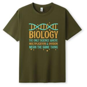 Biology Multiplication And Division T-Shirt - Image 5