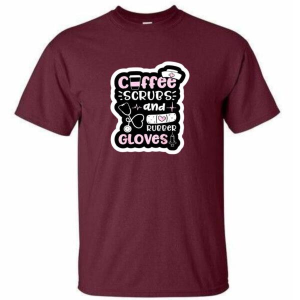 Coffee Scrubs And Rubber Gloves T-Shirt (4)