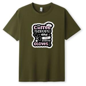 Coffee Scrubs And Rubber Gloves T-Shirt (5)