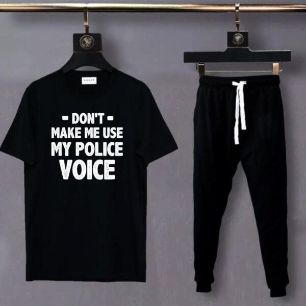 Don't Make Me Use My Police Voice Tracksuit Don't Make Me Use My Police Voice Tracksuit