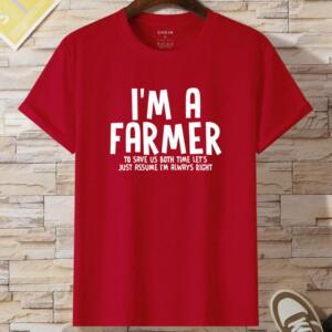 Farmer Always Right T-Shirt - Image 8