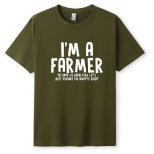 Farmer Always Right T-Shirt - Image 5