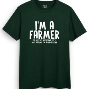 Farmer Always Right T-Shirt - Image 2