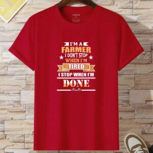 Farmer I Don't Stop When I'm Tired T-Shirt - Image 8