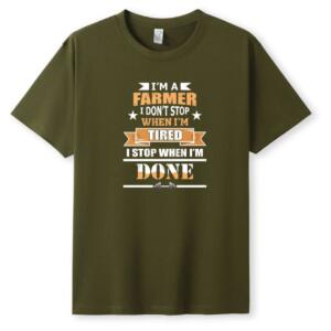 Farmer I Don't Stop When I'm Tired T-Shirt - Image 5