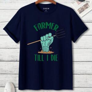 Farmer Till I Die T-Shirt - Image 2