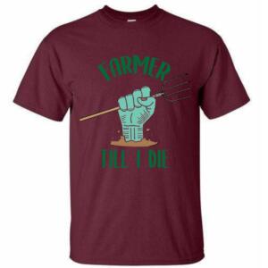 Farmer Till I Die T-Shirt - Image 4