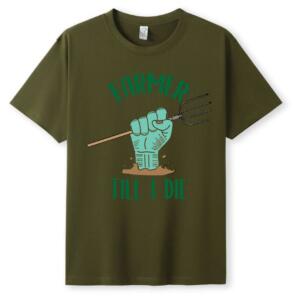 Farmer Till I Die T-Shirt - Image 5