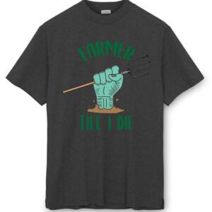 Farmer Till I Die T-Shirt - Image 8