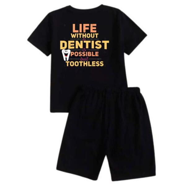 Life Without Dentist Is Possible But Toothless Short Tracksuit Life Without Dentist Is Possible But Toothless Short Tracksuit