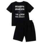 Grandpa And Grandson The Legend The Legacy Short Tracksuit