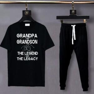 Grandpa And Grandson The Legend The Legacy Tracksuit