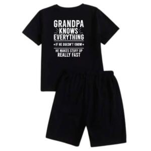 Grandpa Knows Everything Short Tracksuit