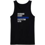 Husband Daddy Police Officer Protector Hero Tanktop