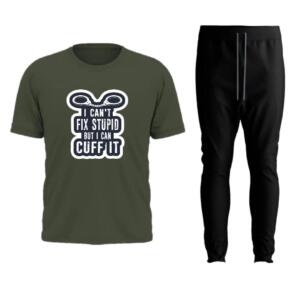 I Can't Fix Stupidity But I Can Cuff It Tracksuit - Image 4