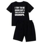 I Try To Be Good But I Take After My Grandpa Short Tracksuit