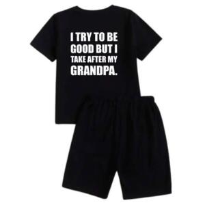 I Try To Be Good But I Take After My Grandpa Short Tracksuit