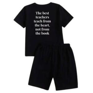 The Best Teachers Teach From Hearts Short Tracksuit
