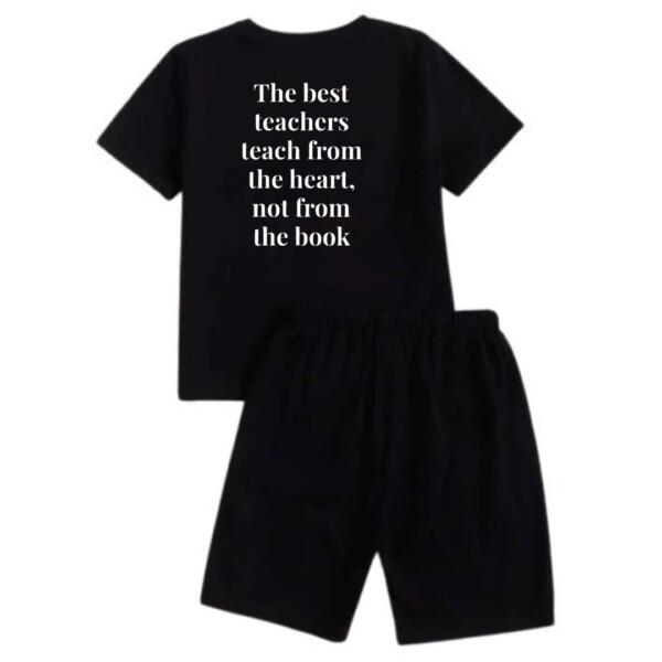The Best Teachers Teach From Hearts Short Tracksuit
