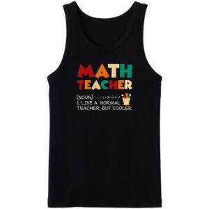 Math Teacher Tanktop