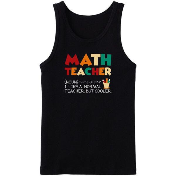 Math Teacher Tanktop
