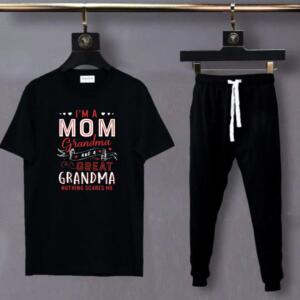 I'm A Mom And Grandma Nothing Scares Me Tracksuit