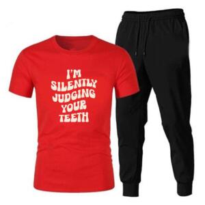 I'm Silently Judging Your Teeth Tracksuit - Image 3