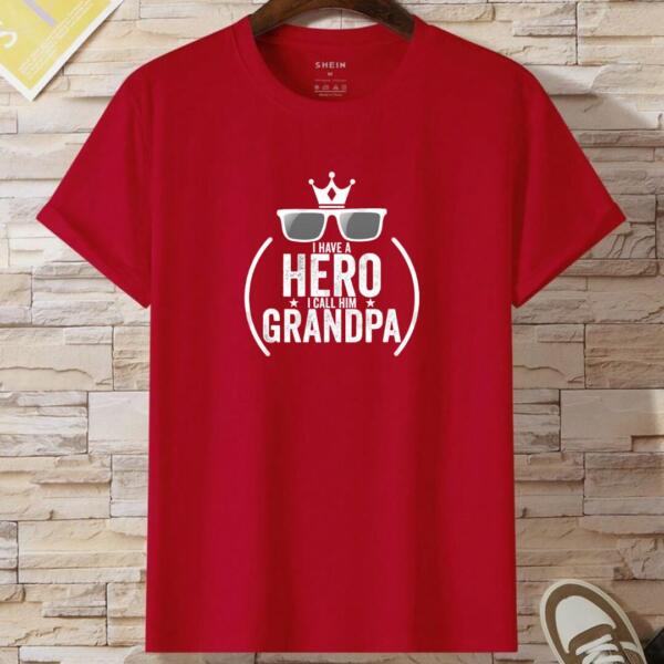 I Have A Hero I Call Jim Grandpa T-Shirt