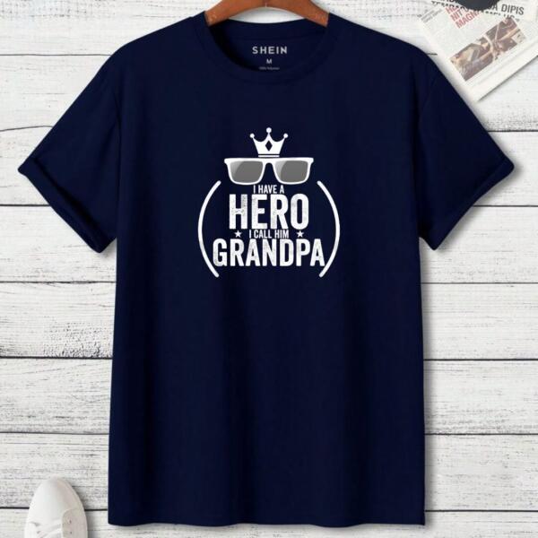 I Have A Hero I Call Jim Grandpa T-Shirt