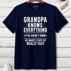 Grandpa Knows Everything T-shirt - Image 7