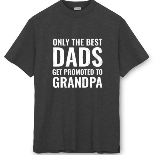 Only The Best Dads Get Promoted To Grandpa T-shirt