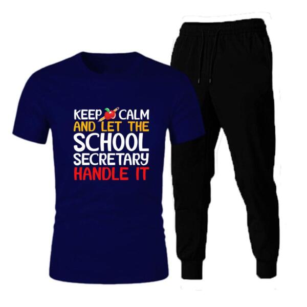 Keep Calm And Let The School Secretary Handle It Tracksuit (3)