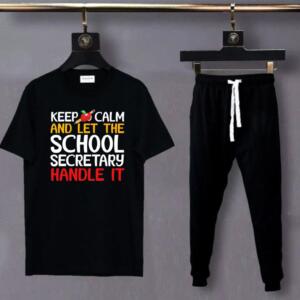 Keep Calm And Let The School Secretary Handle It Tracksuit