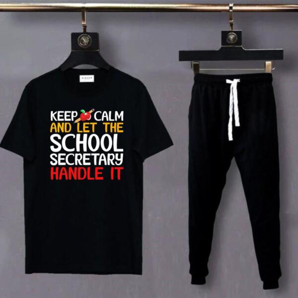 Keep Calm And Let The School Secretary Handle It Tracksuit Keep Calm And Let The School Secretary Handle It Tracksuit