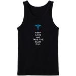 Keep Calm And Take The Blue Pill Tanktop