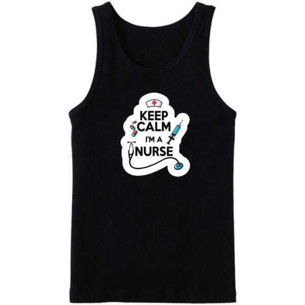 Keep Calm I'm A Nurse Tanktop