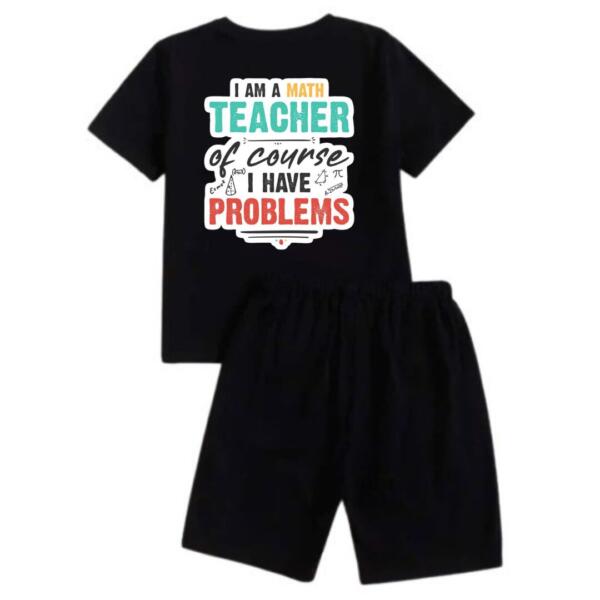 I Am A Math Teacher Of Course I Have Problems Short Tracksuit