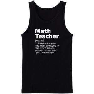 Math Teacher Tanktop