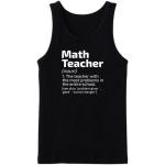 Math Teacher Tanktop