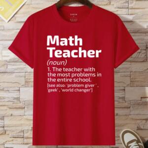 Math Teacher Definition T-Shirt (2)