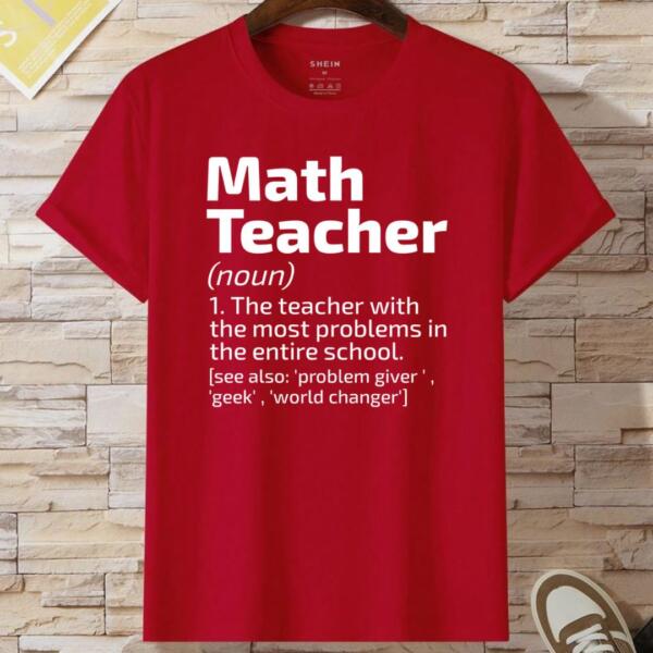 Math Teacher Definition T-Shirt (2)