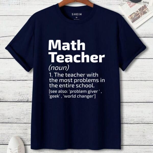 Math Teacher Definition T-Shirt (3)