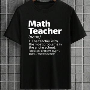 Math Teacher Definition T-Shirt