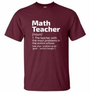 Math Teacher Definition T-Shirt (4)