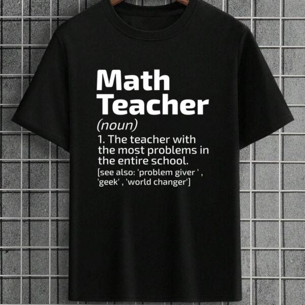 Math Teacher Definition T-Shirt