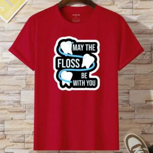 May The Floss Be With You T-Shirt - Image 8